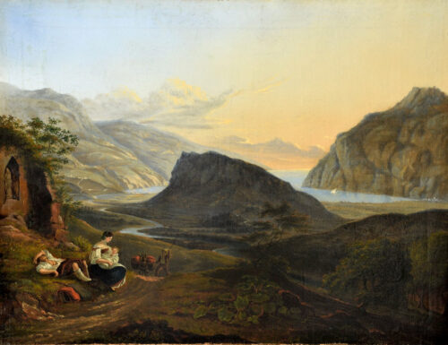 Alto Garda romantico in un dipinto del 1834